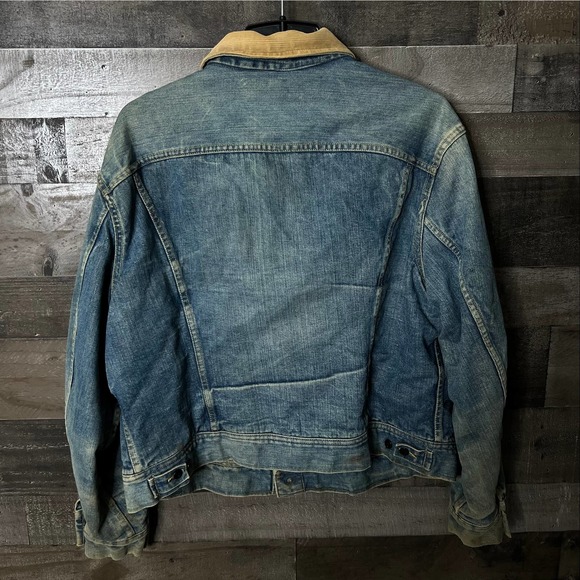 SOLD VTG Storm Rider Lee Denim Jacket USA 48 - Picture 2 of 4